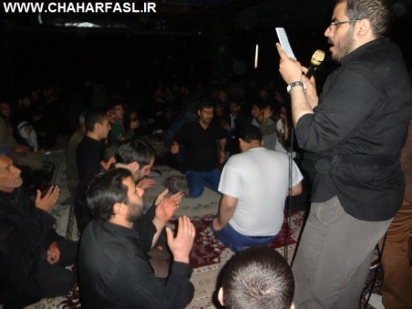 عزاداری شب تاسوعای حسینی در مسجد سیدالشهدا یاسوج
