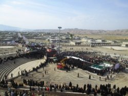 پیکر مطهر 2 شهید گمنام دفاع مقدس در چرام به خاک سپرده شد
