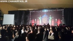 عزاداری شب ششم محرم در مصلی امام خمینی(ره) یاسوج