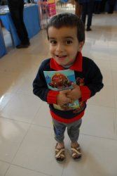 کودکان در نمایشگاه کتاب کهگیلویه و بویراحمد
