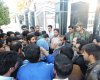 تجمع دانشجویان در اعتراض به توهین های مدیرمسئول روزنامه ابتکار در نورآباد